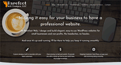 Desktop Screenshot of barefootwebdesigns.com